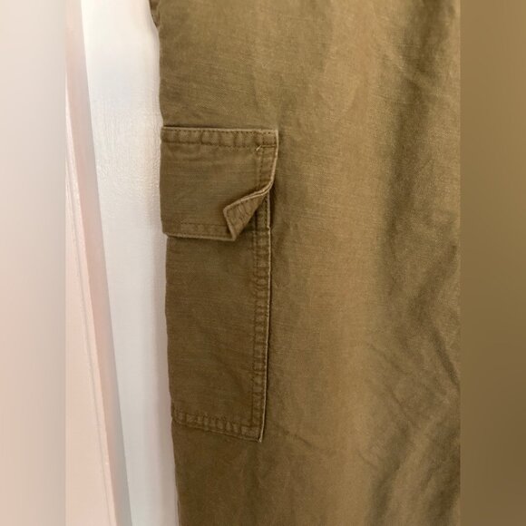 Hudson North Army Green Cargo Pants Size Large - Picture 3 of 8